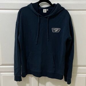 Vans women’s Navy Hoodie with skateboard Logo